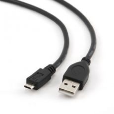 GEMBIRD Kábel Micro-USB, 0,3 m /CCP-mUSB2-AMBM-0.3M