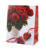 Darčeková taška 23 x 18 ruže