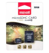 MicroSDHC 32GB CL10 + adpt 854718 MAXELL