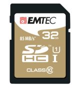 SDHC 32GB Cl10 UHS-I EliteGold EMTEC