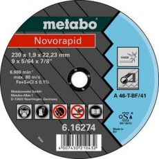 METABO Rezný kotúč - NovoRapid 115 x 1,0 x 22,23 Inox, TF 41