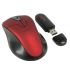 Bezdrôtová optická myš 800 dpi červená / čierna