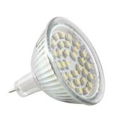 LED ŽIAROVKA OBJÍMKA GU5, 3 - 30 LED SMD 3528 (230V) STUDENÁ BIELA