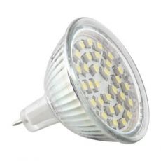 LED ŽIAROVKA OBJÍMKA GU5, 3 - 30 LED SMD 3528 (230V) STUDENÁ BIELA