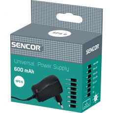 SENCOR Adaptér Stab. 600 mA Univ. /SPS 6