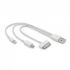 Univerzálny nabíjací kábel USB 3in1 /55429-77006