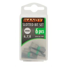 HANDY Sada bitov v krabičke 6ks plochých 6,7,8mm /10604