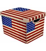 Curver Box úložný dekoratívny S AMERICAN FLAG Curver 04710-A33