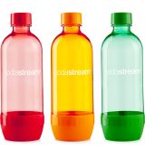 Fľaša TRIPACK /3x1l ORANGE/GREEN/RED SODASTREAM