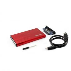 SBOX 2,5" HDD Case HDC-2562/USB-3.0 Red