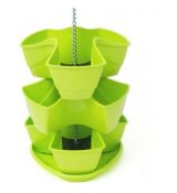 Prosperplast Závesný plastový kvetináč na bylinky, 9l, Coubi, zelený /DKN300W/389U
