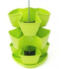 Prosperplast Závesný plastový kvetináč na bylinky, 9l, Coubi, zelený /DKN300W/389U