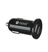 NUVO autonabíjačka 2 X USB, 2.1A, čierna