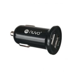 NUVO autonabíjačka 2 X USB, 2.1A, čierna