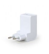 GEMBIRD 2-port universal USB charger, 2.1 A, white EG-UC2A-02-W
