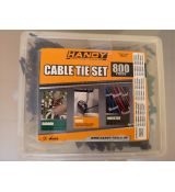HANDY Cable tie set - 05433 - 800 pcs