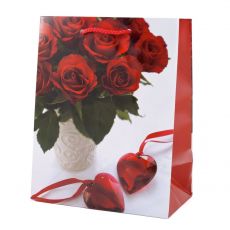 Darčeková taška 23 x 18 ruže