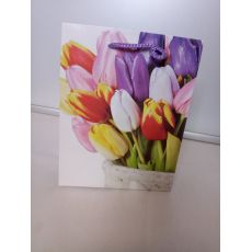 Darčeková taška 23 x 18 tulipán