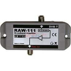 Rozbočovač TV signálu aktívny RAW111 5V 1 výstup, Unap.=5V