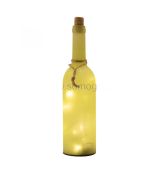 Dekorácia fľaša s LED svietiacim reťazcom, žltá GB 30/YE