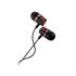 Canyon CNE-CEP3R pohodlné slúchadlá do uší, pre smartfóny, integr. mikrofón a ovládanie, čierne + červené prvky
