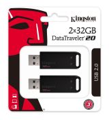 KINGSTON DataTraveler DT20 32GB USB 2.0 2-pack (DT20/32GB-2P)