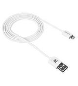 Canyon CNE-CFI1W, 1m kábel Lightning/USB, bez Apple certifikácie MFi, biely