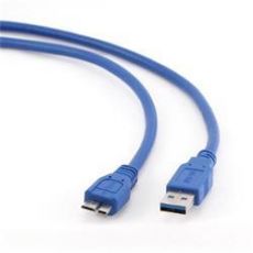 Gembird kábel USB 3.0 (AM) na Micro-USB (BM), 3 m, modrý