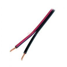 Kábel Dvojlinka CCA 2x0,75mm2 Čierna/červená GX04