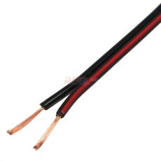 Kábel Dvojlinka Cu 2x0,15mm2 Čierno-červená