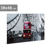 LED obrázok na stenu "London Bus" - 2 x AA, 38 x 48 cm 58018E