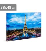 LED obrázok na stenu- "Eiffelova veža" - 2 x AA, 38 x 48 cm 58018F