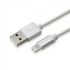 SBOX IPH7-S Apple Lightning/USB-A strieborný 1,5m