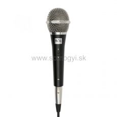 Ručný mikrofón, čierna, XLR-6,3 mm M 71