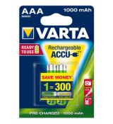 Accu R2U AAA/2 1000mAh bat. VARTA