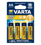 Longlife AA/4 LR6 4ks blister bat. VARTA