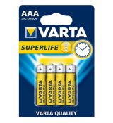 R03 4BP AAA Superlife Zn VARTA