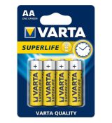 R6 4BP AA Superlife Zn VARTA