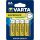 R6 4BP AA Superlife Zn VARTA