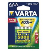 HR03 4S AAA NiMH 1000mAh VARTA