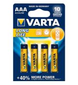 Longlife AAA/4 LR03 4ks blis. bat. VARTA