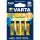 Longlife AAA/4 LR03 4ks blis. bat. VARTA