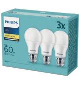 LED 60W A60 E27 CW FR ND 3ks PHILIPS