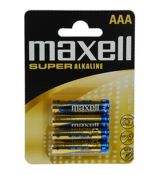 LR03 4BP AAA Super Alk MAXELL