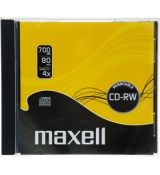 CD-RW 700MB 4x 1PK 10mm 624860 MAXELL