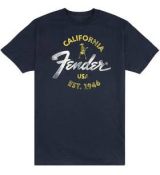 919-0117-406 FENDER tričko Baja Blue M