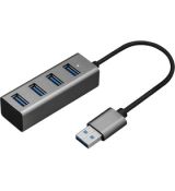 YHB 4300 Kovový Hub 4xUSB 3.0 YENKEE