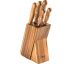 LT2080 SET 5 nožov v bloku WOOD LAMART