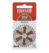 AZ312/PR41 batérie zink. 6ks MAXELL
