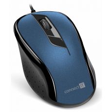 Connect IT optická myš, modrá (CMO-1200-BL)
